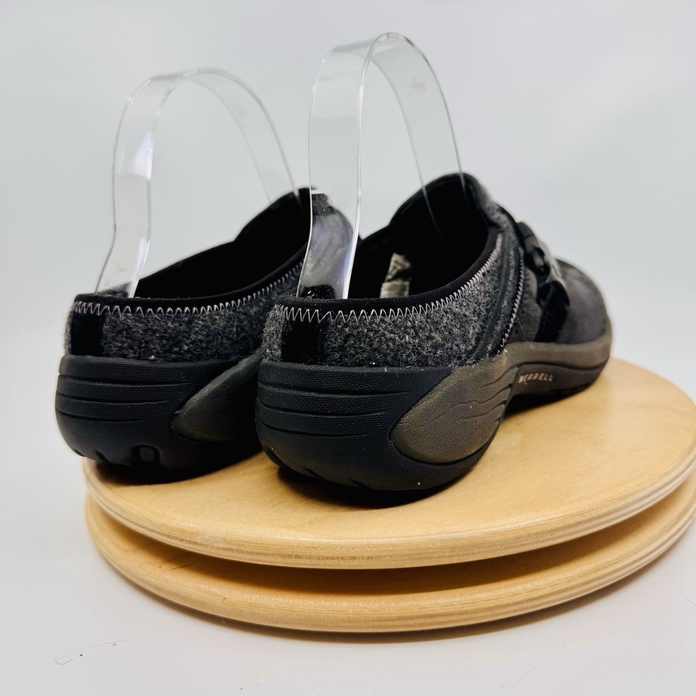 Merrell Encore Sidestep Wool Clogs Women's 8 gray Slip On Mule‎ Shoes - Picture 5 of 8